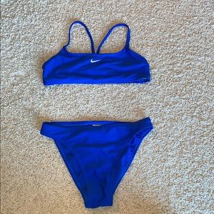 Blue nike bikini